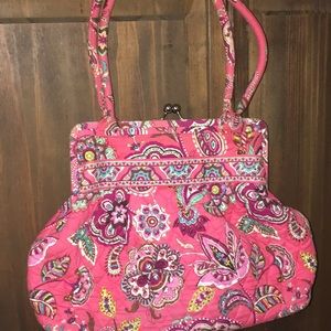 Pink Vera Bradley purse.
